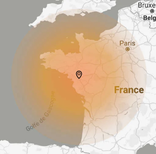 Zones d'intervention de Neovida